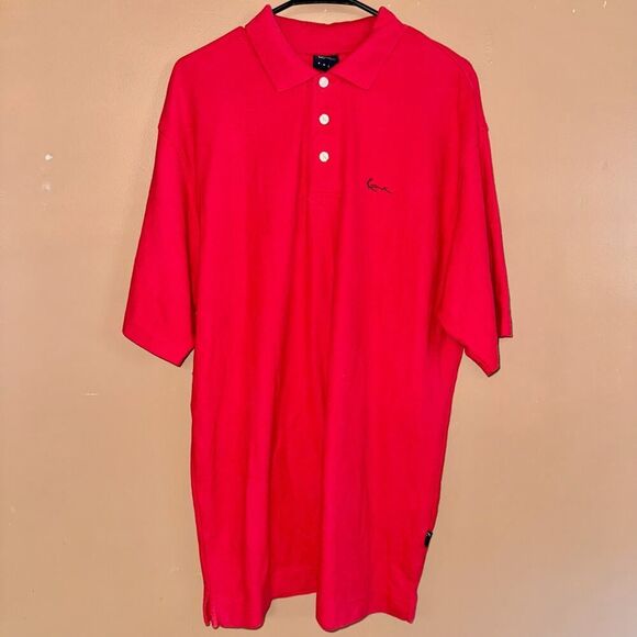 Kani Gold Men's Red Polo Shirt, Size XL, Golf Tee - Picture 1 of 9